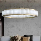 Alabaster Circle Round Pendant Chandelier ChandeliersLife®