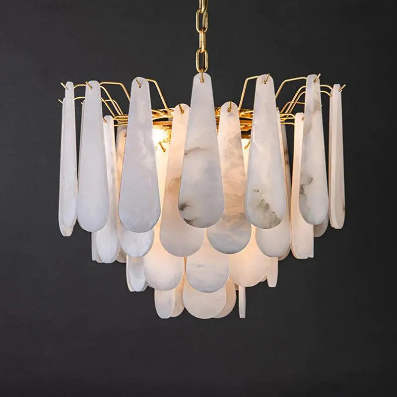 Alabaster Foyer Chandelier ChandeliersLife®