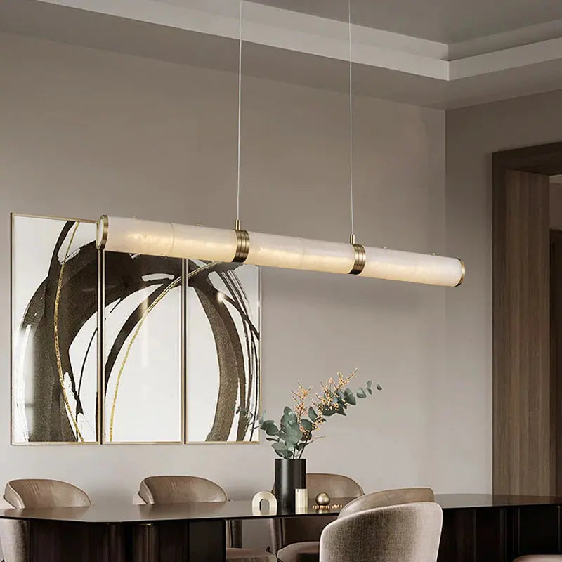 Linear Alabaster Chandelier ChandeliersLife®