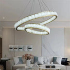 Alabaster Circle Round Pendant Chandelier ChandeliersLife®