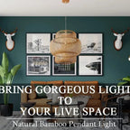 Hand-Woven Bamboo Pendant Light ChandeliersLife®