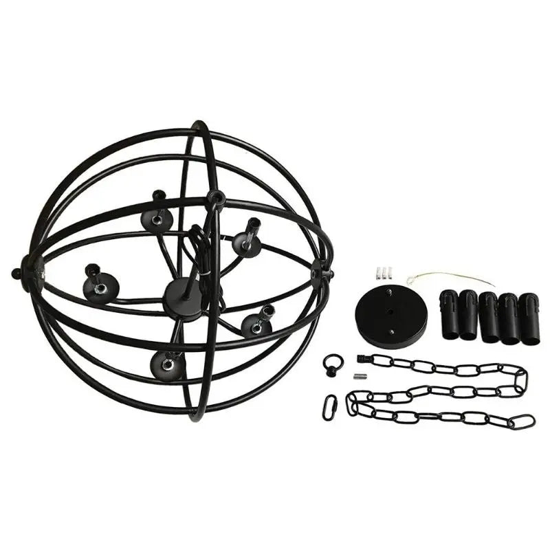 5 Light Unique Globe Chandelier ChandeliersLife®