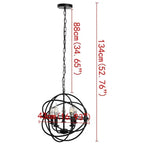5 Light Unique Globe Chandelier ChandeliersLife®