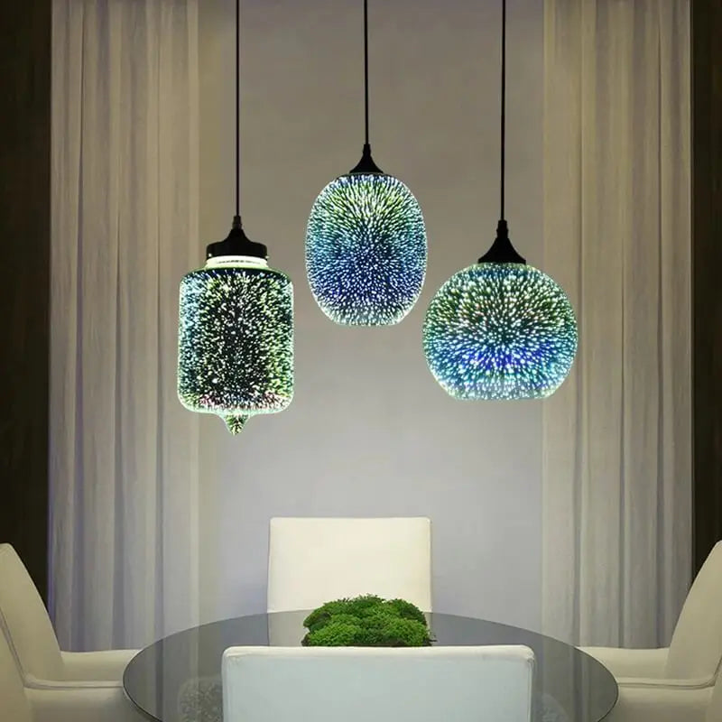 Modern 3D Colorful Pendant Lamp - C ChandeliersLife®