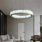 Alabaster Circle Round Pendant Chandelier ChandeliersLife®