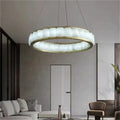 Alabaster Circle Round Pendant Chandelier ChandeliersLife®