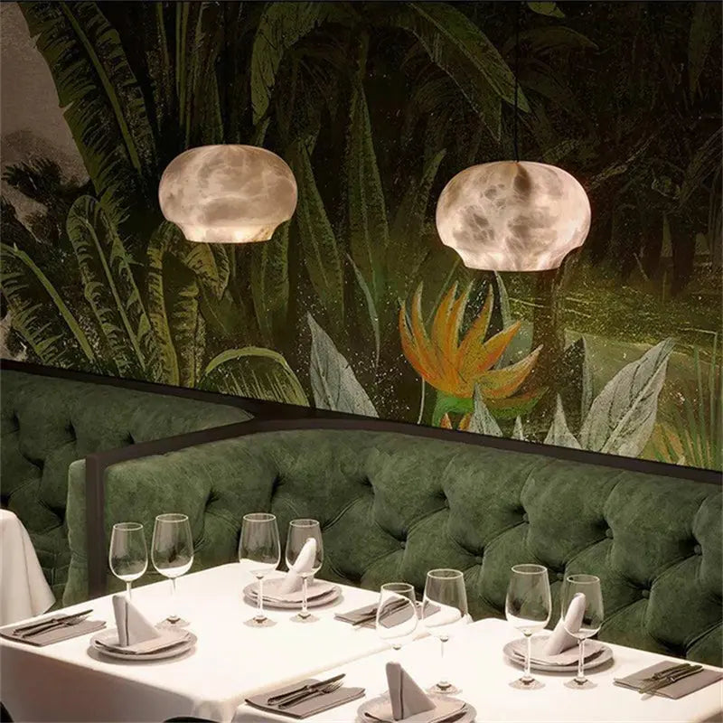 Alabaster Dome Pendant Lighting Fixture ChandeliersLife®