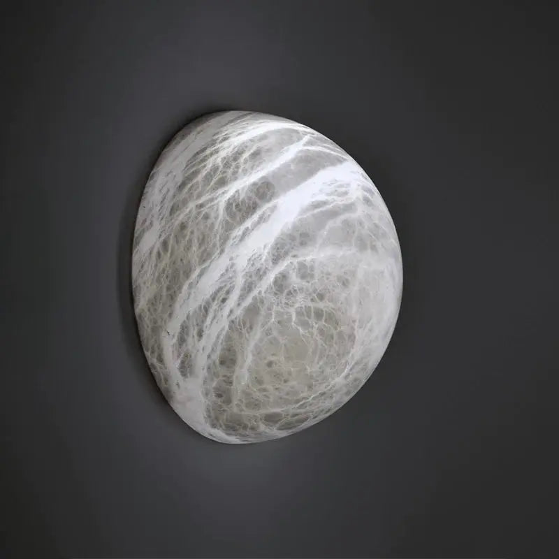 Alabaster Half Moon Wall Sconce ChandeliersLife®