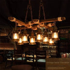 Retro Wood Chandelier ChandeliersLife®