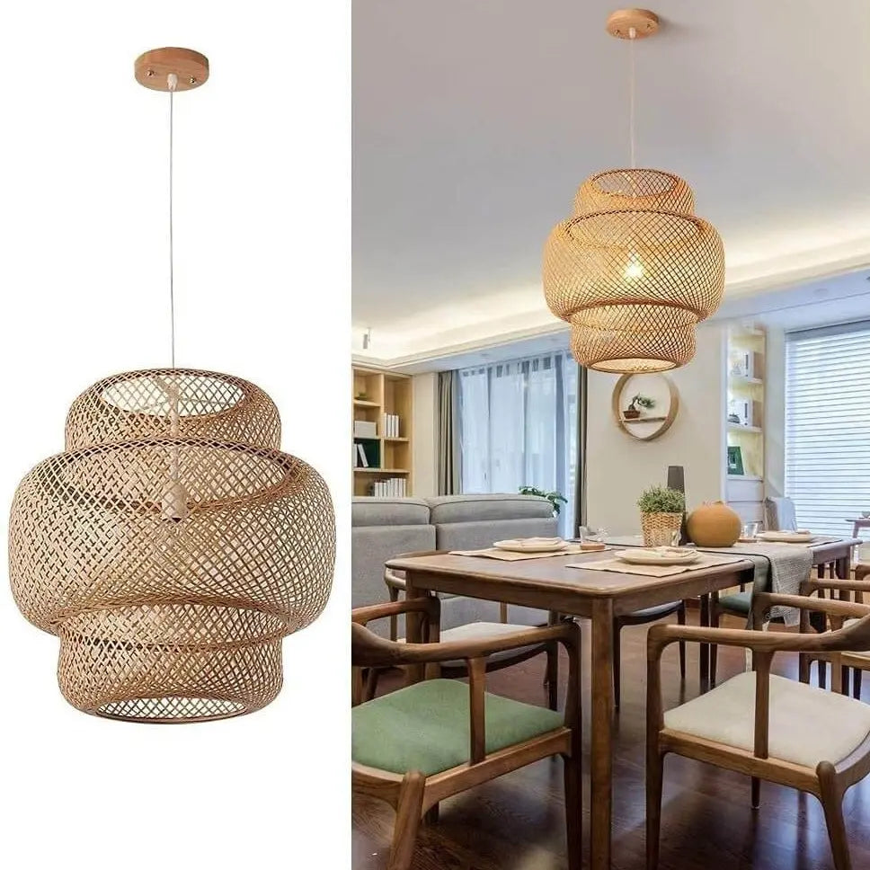 Hand-Woven Bamboo Pendant Light ChandeliersLife®