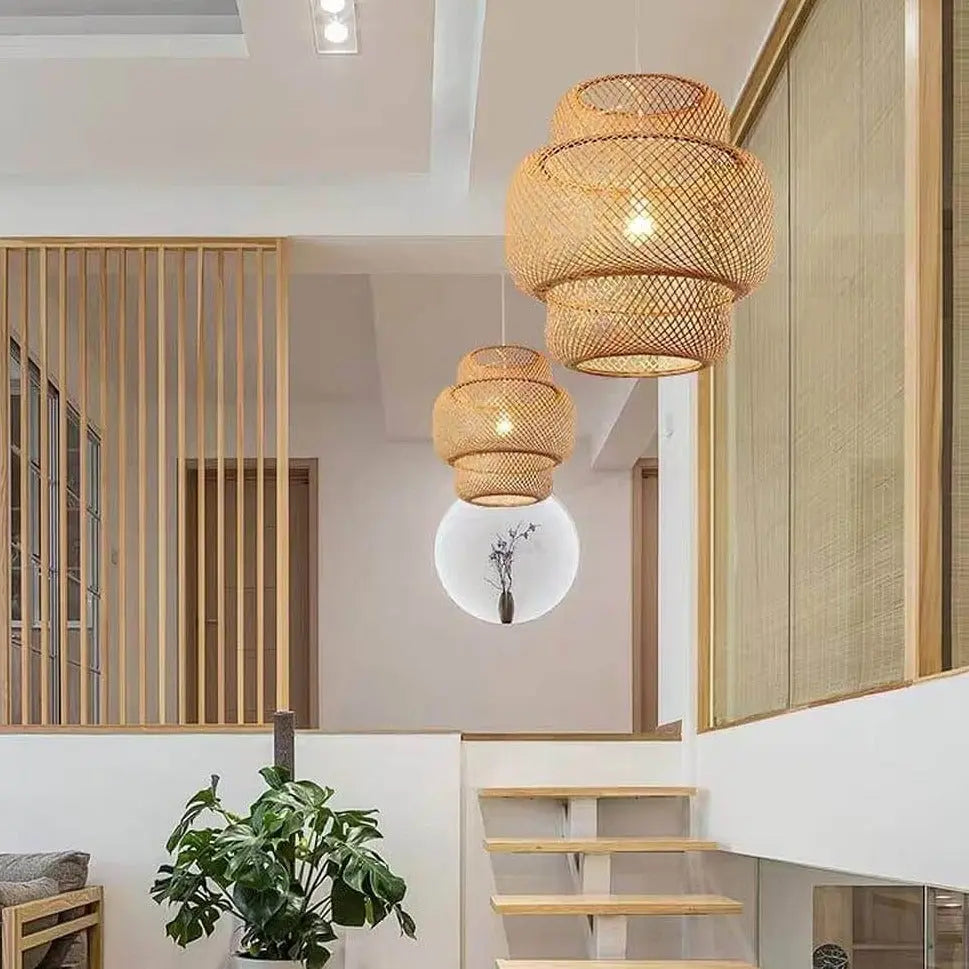 Hand-Woven Bamboo Pendant Light ChandeliersLife®