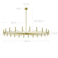 Bent and Adjustable Led Chandelier ChandeliersLife®