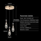 Modern Art Led Crystal Pendant Chandelier ChandeliersLife®
