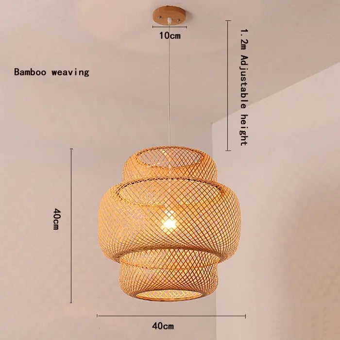 Hand-Woven Bamboo Pendant Light ChandeliersLife®