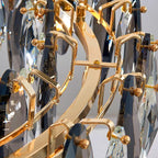 Modern Living Room Gold Deluxe Chandelier ChandeliersLife®