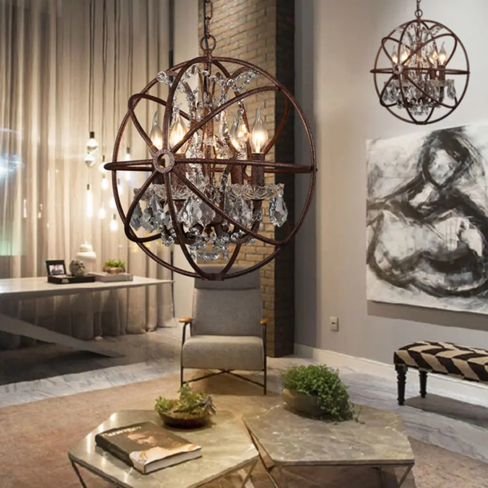 Mid Century Globe Chandelier ChandeliersLife®