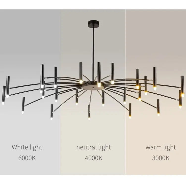 Bent and Adjustable Led Chandelier ChandeliersLife®