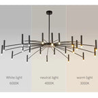 Bent and Adjustable Led Chandelier ChandeliersLife®