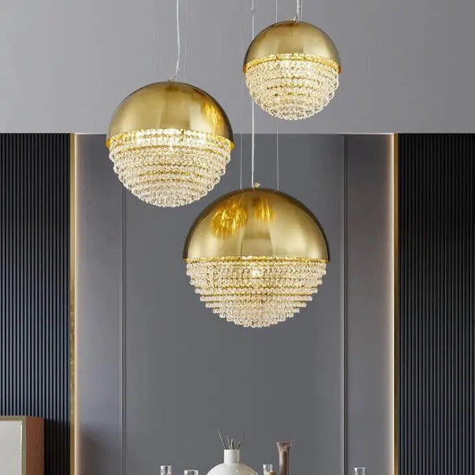 Gold Iron Luxury Retro Living Room Fashion Chandelier ChandeliersLife®