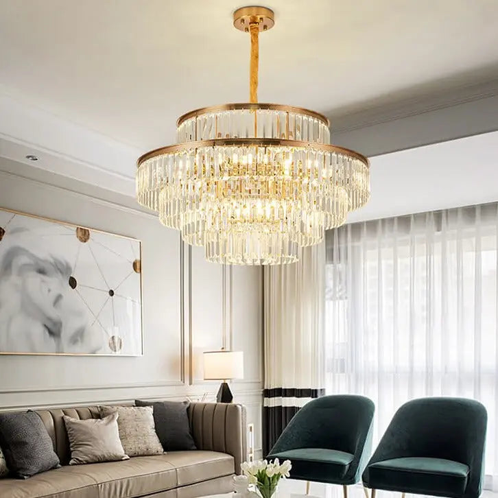 Living Room Crystal Chandelier ChandeliersLife®