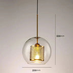 Golden Glass Pendant Chandelier ChandeliersLife®
