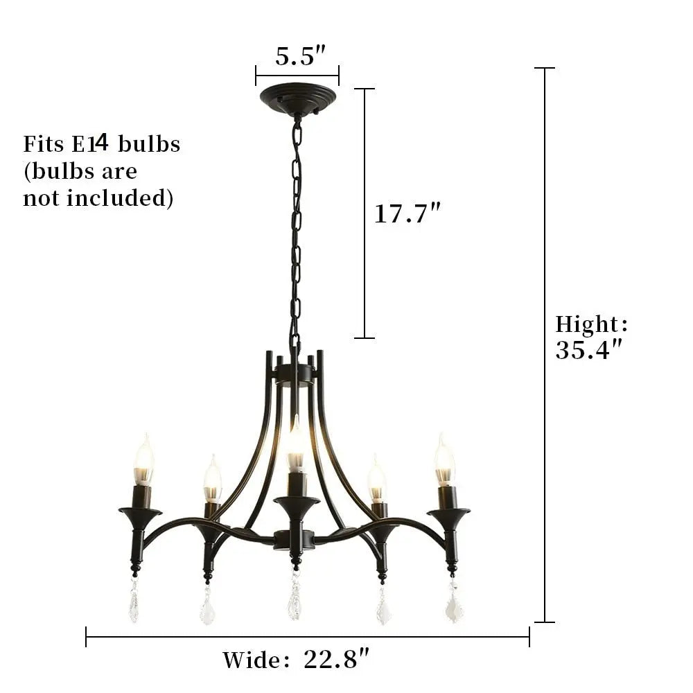 5 Light Boulevard Chandelier