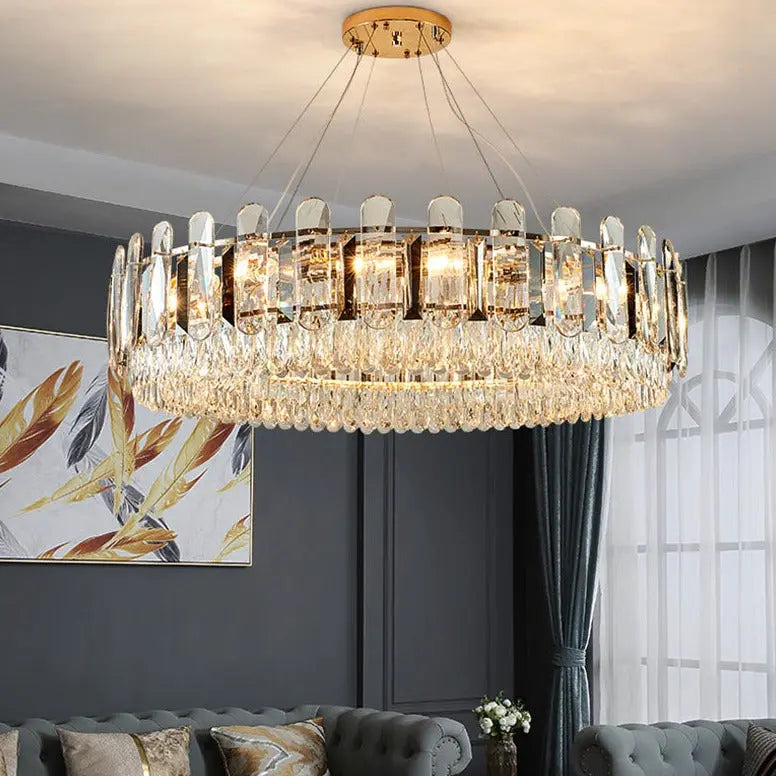 Large Crystal Chandelier Nordic