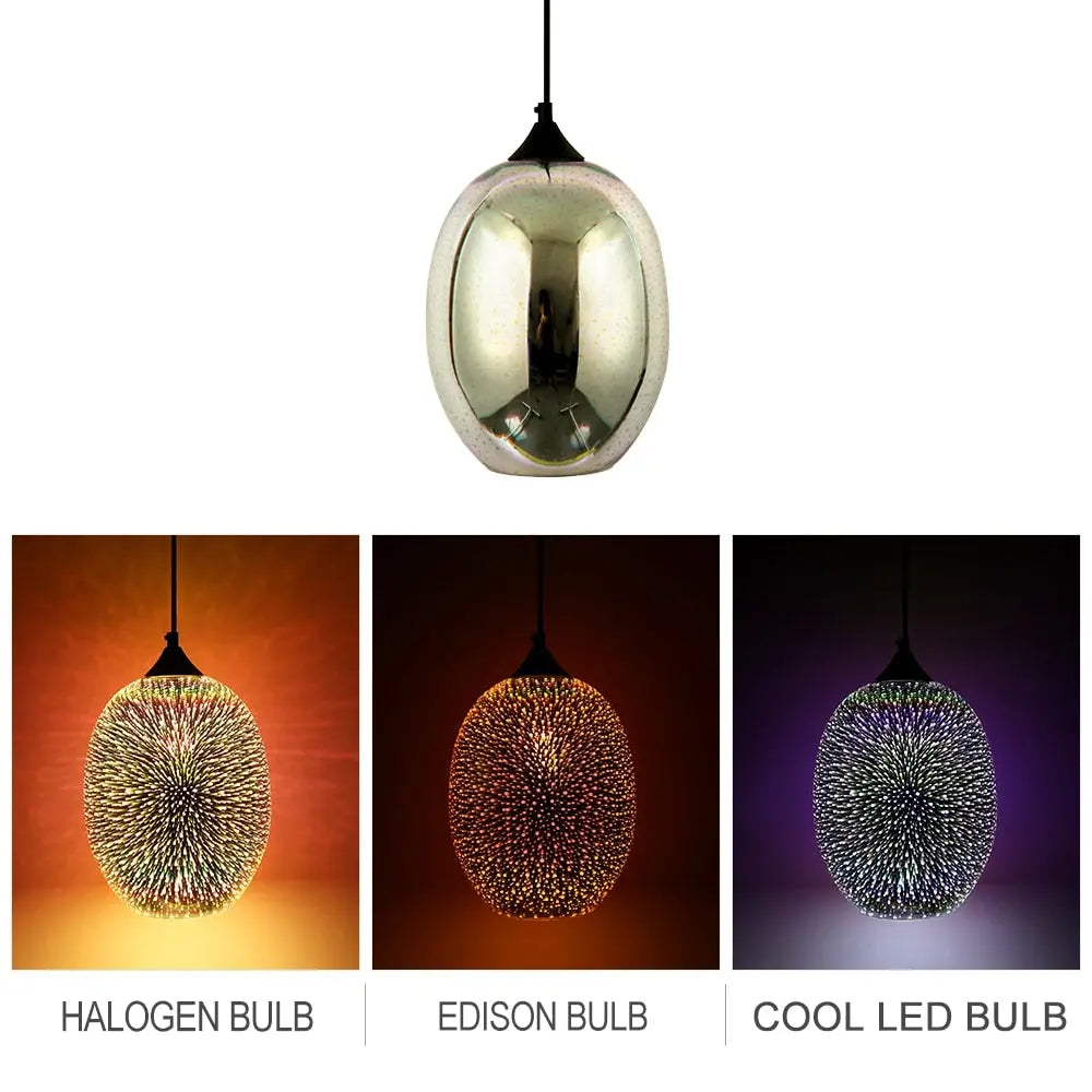 Modern 3D Colorful Pendant Lamp - C ChandeliersLife®