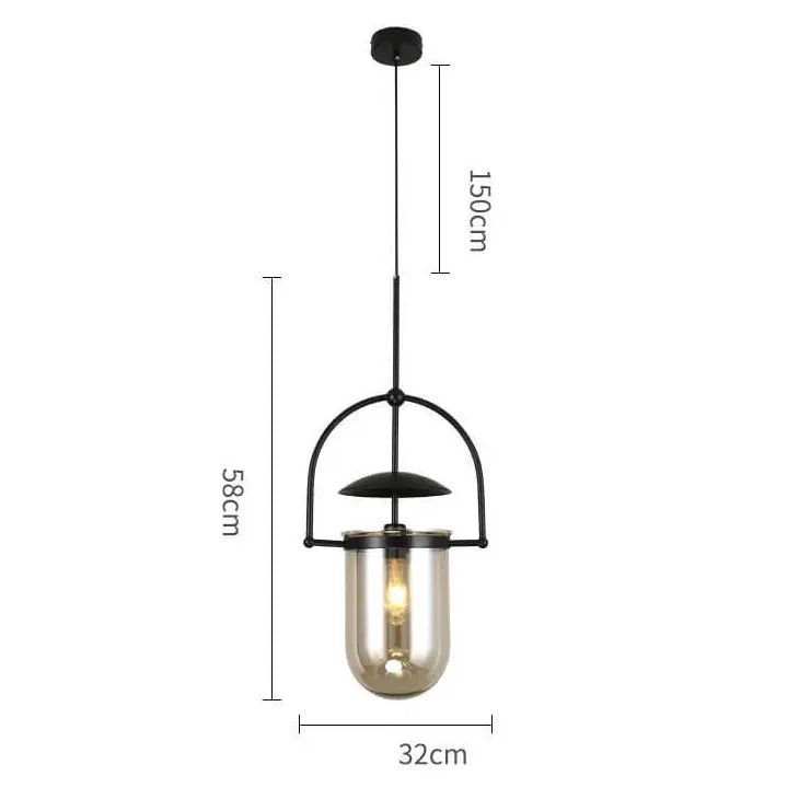 Loft Japanese Style Round Tube Chandeliers ChandeliersLife®