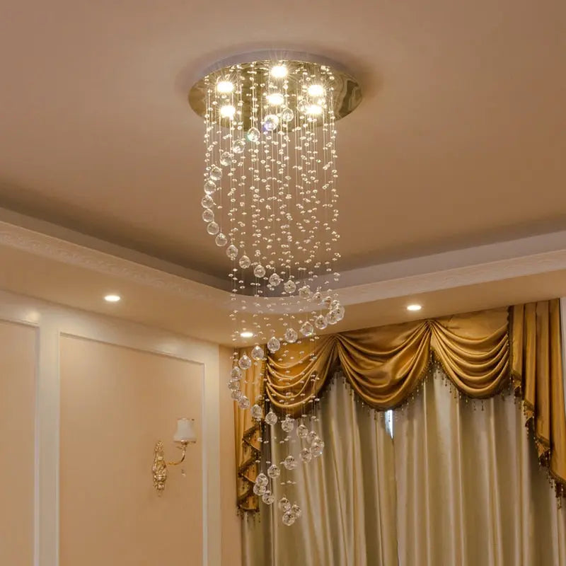 LED Spiral Crystal Chandelier ChandeliersLife®