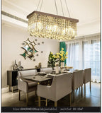 Modern Rectangular Crystal Chandelier ChandeliersLife®