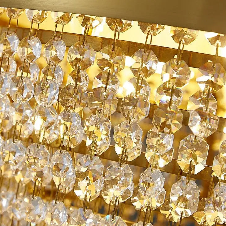 Gold Iron Luxury Retro Living Room Fashion Chandelier ChandeliersLife®