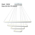 Modern Square Pendant Light DIY Creative Suspension Chandelier ChandeliersLife®