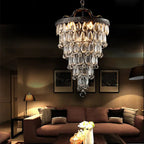Retro Vintage Cooper Crystal Drops Chandelier ChandeliersLife®