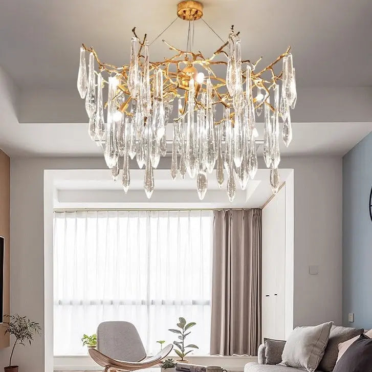 Luxury Living Room Crystal Lamp Villa Designer ChandeliersLife®