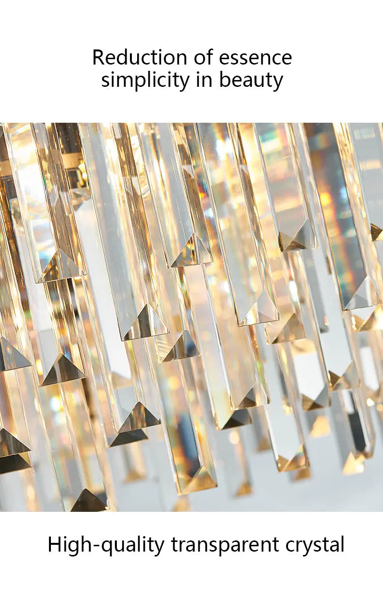 New Modern Crystal Luxury Pendant Chandelier Nordic