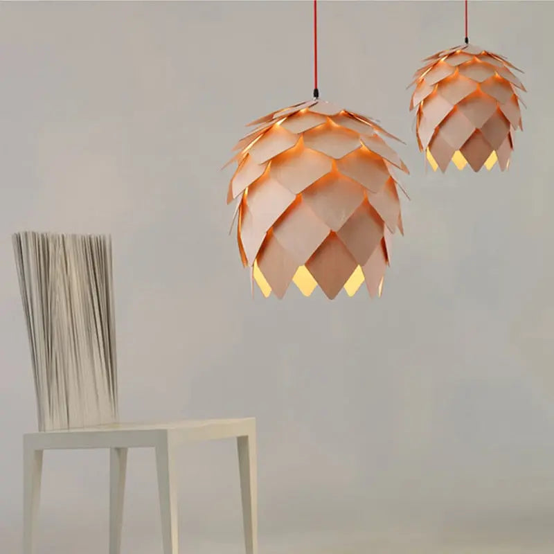 Modern DIY Wooden Pendant Lamp Nordic