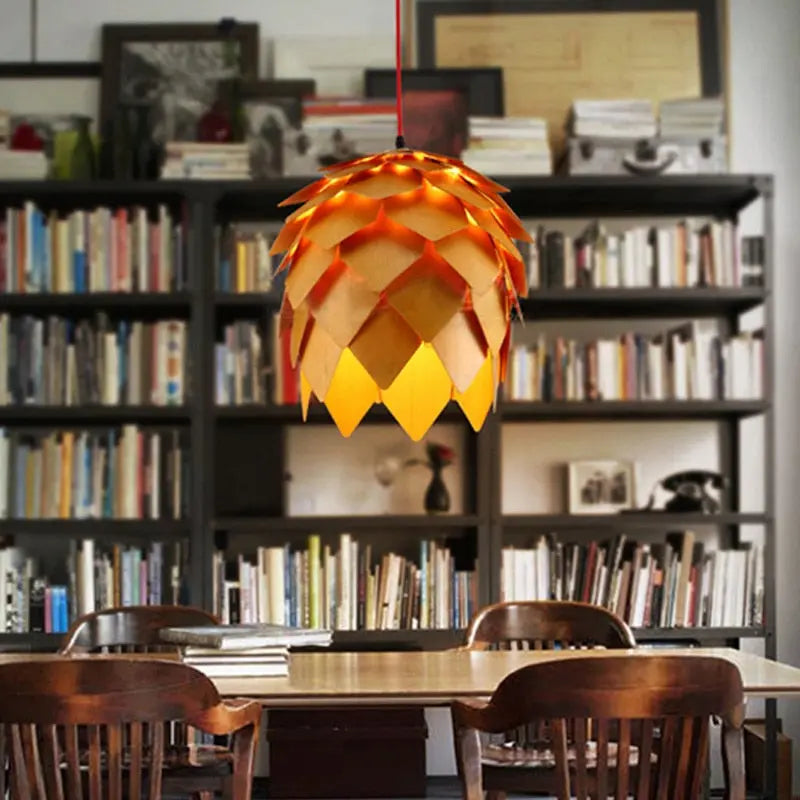 Modern DIY Wooden Pendant Lamp Nordic