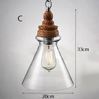 Creative Wood Single Head Pendant Lamp Nordic