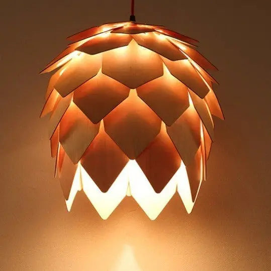 Modern DIY Wooden Pendant Lamp Nordic