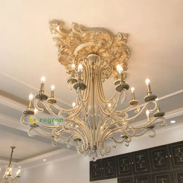 French Cast Metal Chandelier ChandeliersLife®