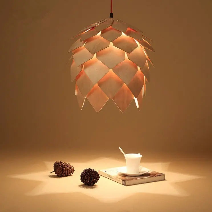 Modern DIY Wooden Pendant Lamp Nordic
