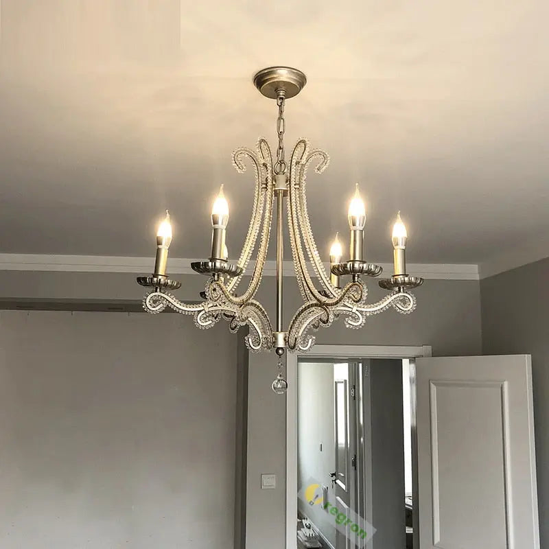 French Cast Metal Chandelier ChandeliersLife®