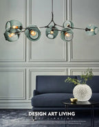 Modern Glass Designer Hanging Chandelier Nordic