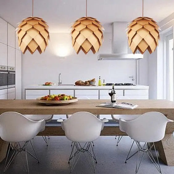 Modern DIY Wooden Pendant Lamp Nordic