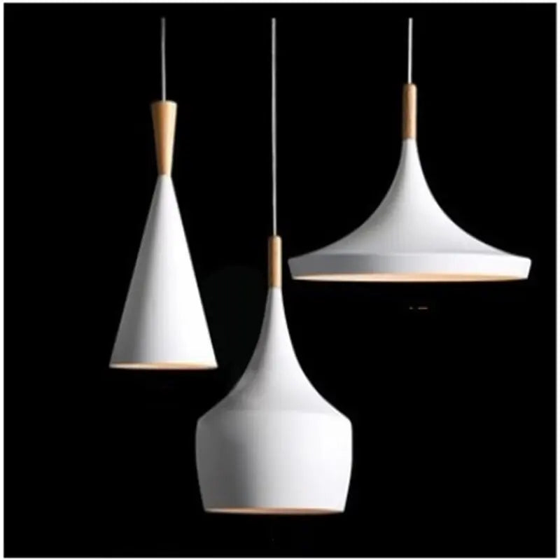 Creative Multicolor Wood Hanging Lamp Nordic