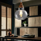 Creative Wood Single Head Pendant Lamp Nordic