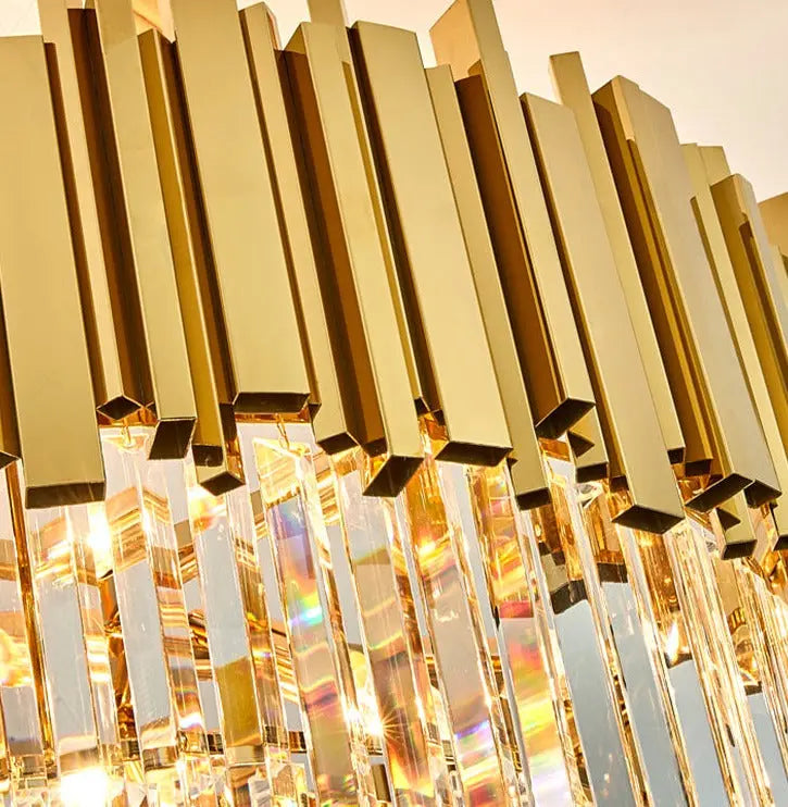 Modern Stainless Steel Luxury Crystal Chandelier ChandeliersLife®