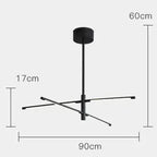 Modern Metal LED Tube Chandelier Luxury ChandeliersLife®