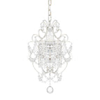 One Light Crystal White Chandelier ChandeliersLife®